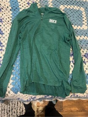 DSG Teal Green Quarter-Zip Pullover